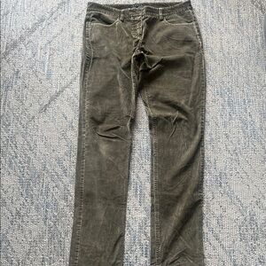 Theory 8 Khaki Corduroy Pants